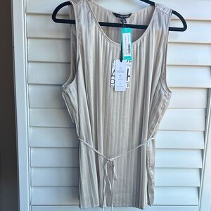 41 Hawthorn Beige Pleated Blouse